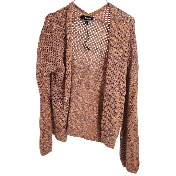 Express Open Knit Open Front Cardigan Sweater Womens Size Small S *NWT - Picture 1 of 4